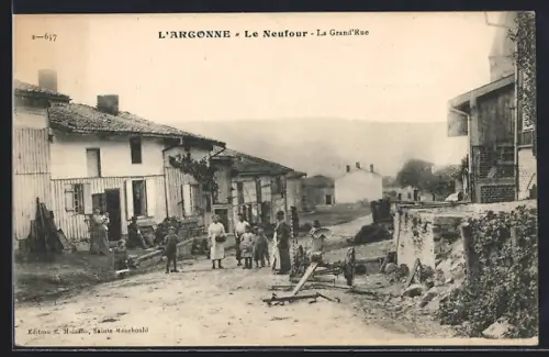AK Le Neufour, la Grand'Rue
