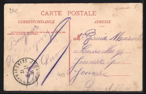 AK Rigny-la-Salle, Grande-Rue, Strassenpartie