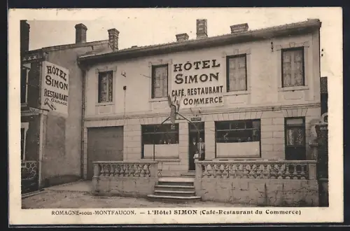 AK Romagne-sous-Montfaucon, L`Hôtel Simon