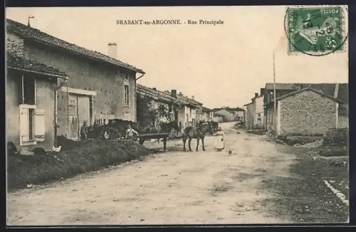 AK Brabant-en-Argonne, Rue Principale