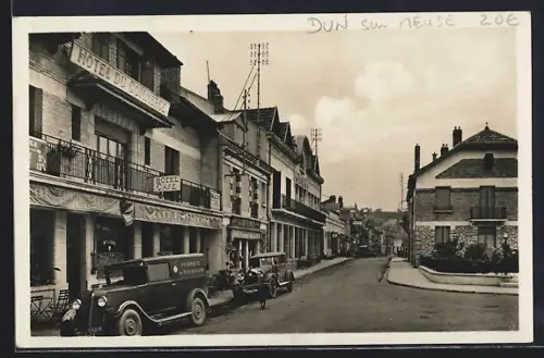 AK Dun-sur-Meuse, Hotel du Commerce, Rue de la Méraille