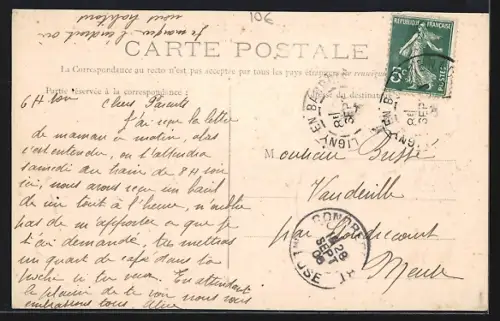 AK Ligny-en-Barrois, Vue en Rue Saint Dizier