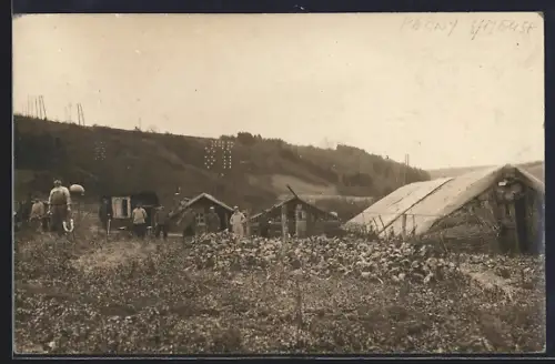 Foto-AK Pagny s. Meuse, Panorama