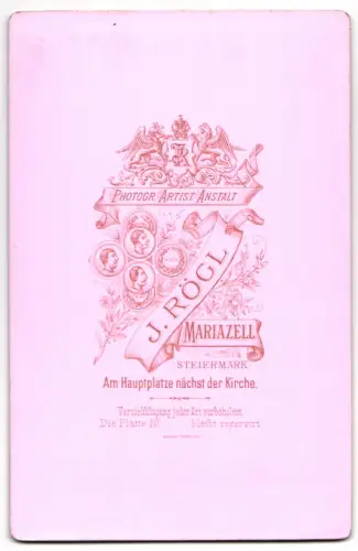 Fotografie J. Rögl, Mariazell, Ansicht Mariazell, Heiligenbild Gnadenmutter in Maria-Zell