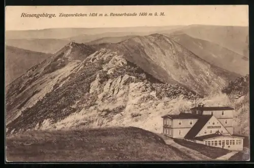 AK Rennerbaude, Baude und Ziegenrücken