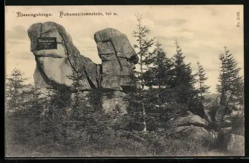 AK Hohenzollernstein im Riesengebirge