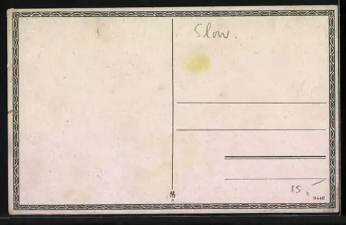 Künstler-AK Laibach, Hotel Union