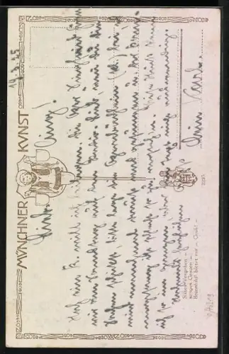 Künstler-AK Gd. P. v. Erlang: Götterdämmerung - Siegfrieds Tod, Oper