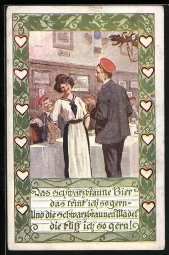 AK Das schwarzbraune Bier..., studentische Szene