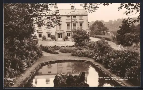 AK Matlock Bath, New Bath Hotel from Water Garden