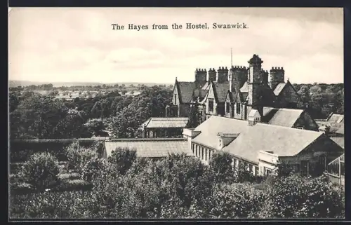 AK Swanwick, The Hayes from the Hostel