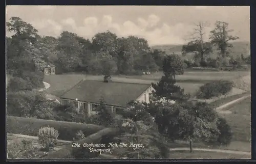 AK Swanwick, The Hayes, The Conference Hall, Bird`s Eye View