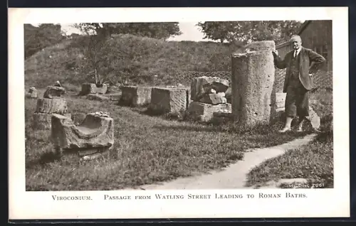 AK Viroconium, Passage from Waitling Street to Roman Baths