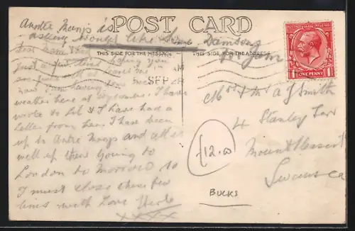 AK High Wycombe, Market Place with Shops from Edward Michael and Eastman & Son