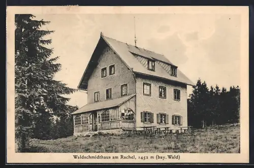 AK Grafenau / bayr. Wald, Blick zum Waldschmidthaus am Rachel