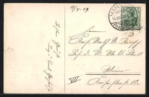 AK Echterdingen, Plaketten und Inschriften des Gedenksteines 1908