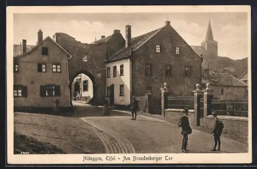 AK Nideggen /Eifel, Am Brandenberger Tor