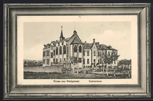 AK Wadgassen, Das Krankenhaus mit Gartenanlage