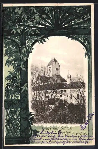 AK Grafing, Blick auf das Schloss Olkofen