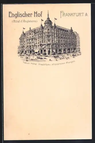 AK Frankfurt a. M., Hotel Englischer Hof