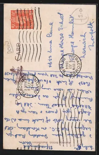 AK Ilfracombe, Panorama from the Air