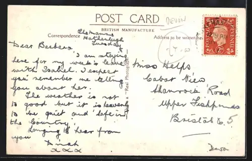 AK Hatherleigh, Aerial View