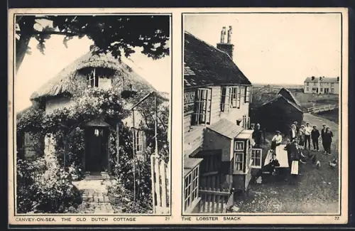 AK Canvey-On-Sea, Old Dutch Cottage, Lobster Smack