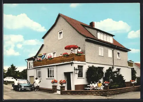 AK Hülsa /Knüllgebirge, Pension Benzing