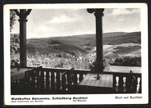 AK Buchfart /Weimar, Waldkaffe Balsamine beim Schlossberg