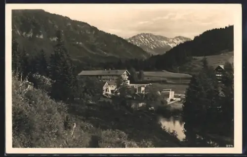 AK Wertach i. Allgäu, Gasthaus und Pension Pfeiffermühle von Hans Uhlemaier