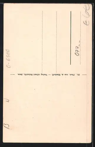 AK Jena, Partie am Ratskeller in der Rathausgasse