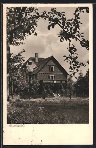 AK Gernrode / Harz, Eisenbahnkinderheim Hauptansicht