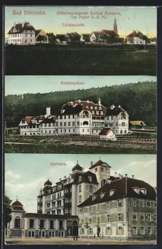 AK Bad Dürrheim, Totalansicht mit Kurhaus