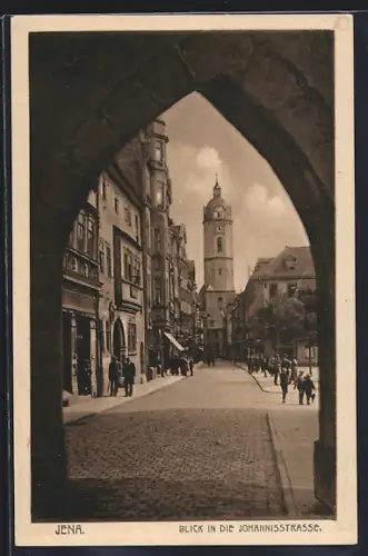 AK Jena, Blick in die Johannisstrasse