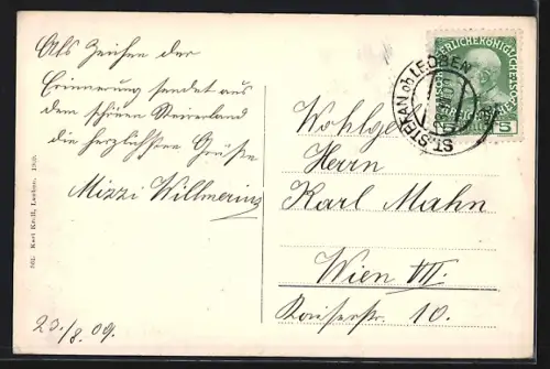 AK St. Stefan ob Leoben, Mathilden-Heim mit Strassenpartie