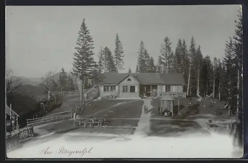 AK Mariazell, Bürgeralpl, Weg zum Gasthof