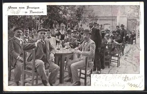 AK Nussdorf, Heuriger Gasthaus, Hof