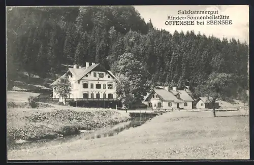 AK Ebensee, Salzkammergut, Kinder-Sonnenheilstätte Offensee