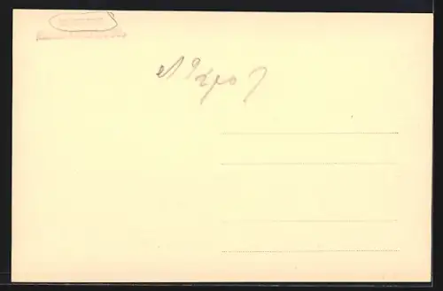 AK Mondsee, Salzkammergut, Strassenpartie durch Tor gesehen