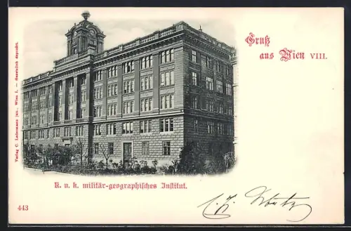 AK Wien, K. u. k. militär-geographisches Institut