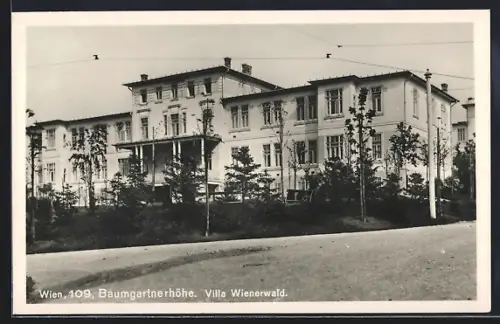 AK Wien, Hotel Villa Wienerwald auf der Baumgartnerhöhe