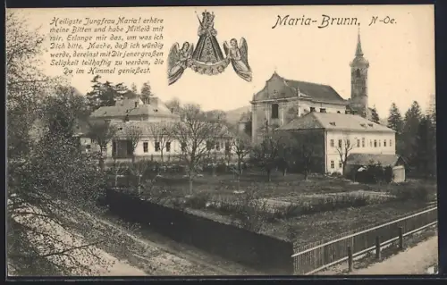AK Wien, die Wallfahrtskirche Maria-Brunn