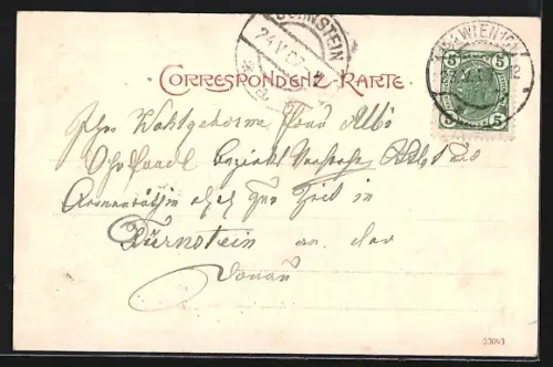 AK Wien, Wallner`s Meierei Tivoli, Restaurant mit Gästen