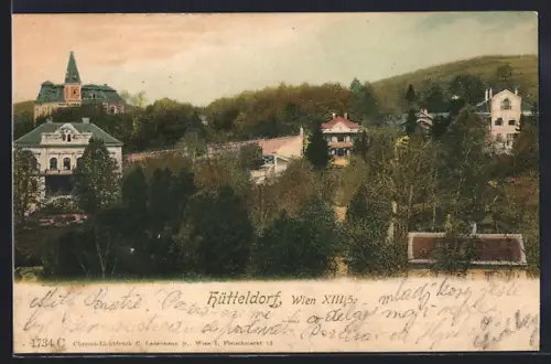 AK Wien-Hütteldorf, Teilansicht