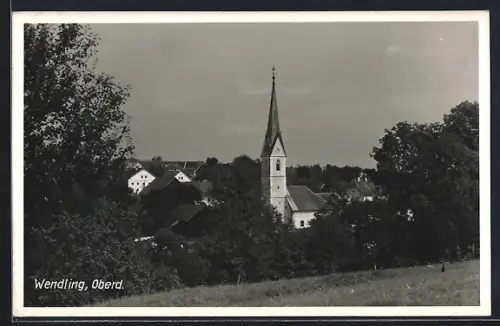 AK Wendling /Oberd., Blick auf die Kirche