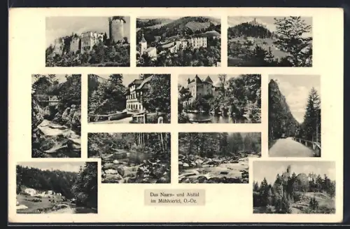 AK Naarntaal / Mühlviertel, Ansichten mit Aisttal