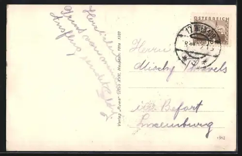 AK Wien, Dornbach, Ortspartie mit Umgebung