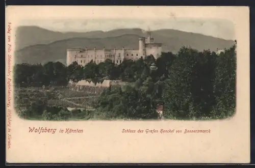 AK Wolfsberg in Kärnten, Schloss des Grafen Henckel von Donnersmarck