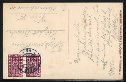 AK Schallerbach, Schwefelbad mit Gartenanlage