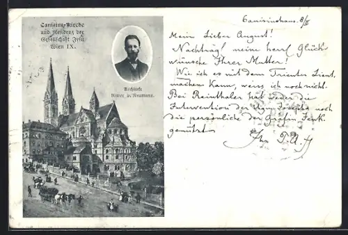 AK Wien, Partie an der Canisius-Kirche
